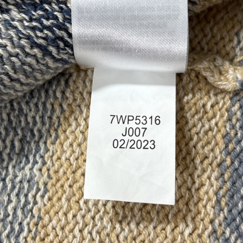 Lucky Brand‎ Women's M Aztec Print Open Front Cardigan Sweater Pockets - Picture 5 of 11